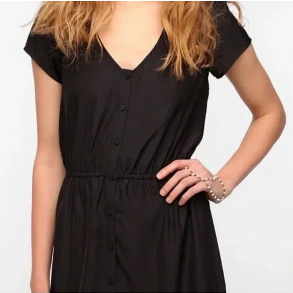 Kimchi Blue by Urban Outfitters (UO) - Black Button-Down Dress XS